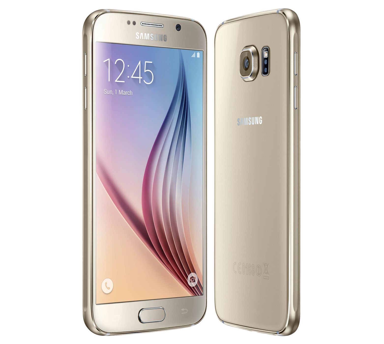 buy Cell Phone Samsung Galaxy S6 SM-G920V 32GB - Platinum Gold - click for details